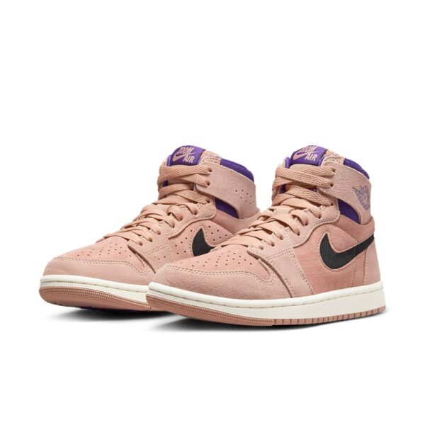 Jordan 1 High Zoom Air CMFT 2 Cacao Wow Picante Red (Women's) DV1305-200 - Phonecase4u photo 4