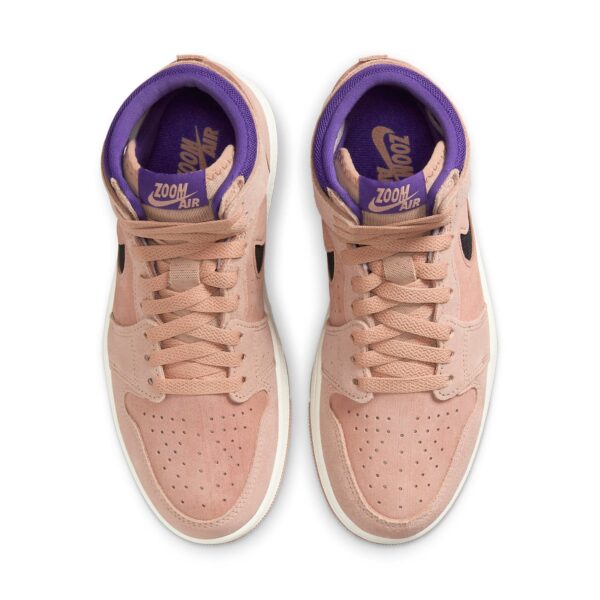 Jordan 1 High Zoom Air CMFT 2 Cacao Wow Picante Red (Women's) DV1305-200 - Phonecase4u photo 5
