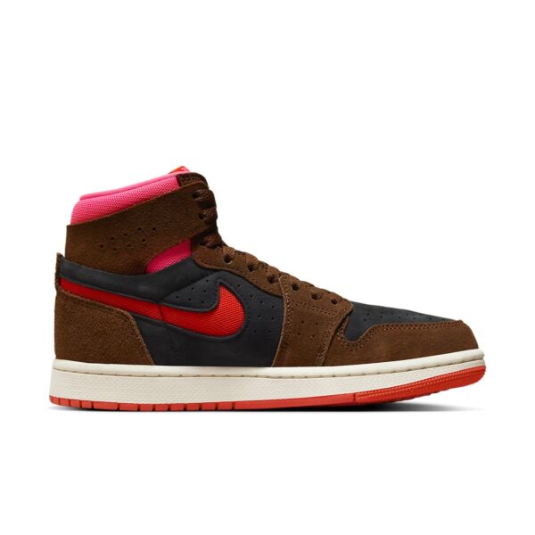 Jordan 1 High Zoom Air CMFT 2 Cacao Wow Picante Red (Women's) DV1305-206 - Phonecase4u photo 3