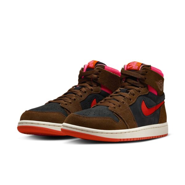 Jordan 1 High Zoom Air CMFT 2 Cacao Wow Picante Red (Women's) DV1305-206 - Phonecase4u photo 4