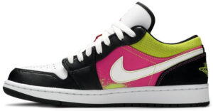 Jordan 1 Low Black Active Fuchsia Cyber CW5564-001 - Phonecase4u photo 2