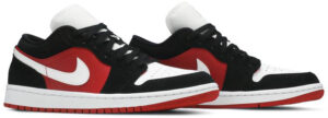 Jordan 1 Low Black White Gym Red (Women's) DC0774-016 - Phonecase4u photo 3