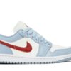 Jordan 1 Low Blue Whisper Dune Red (Women's) DC0774-164 - Phonecase4u photo 1