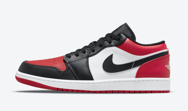Jordan 1 Low Bred Toe 5553558-612 - Phonecase4u photo 3