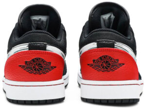 Jordan 1 Low Brushstroke Swoosh Black DA4659-001 - Phonecase4u photo 4