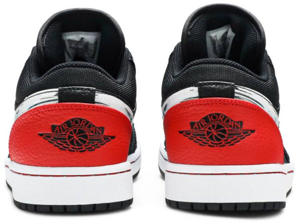 Jordan 1 Low Brushstroke Swoosh Black DA4659-001 - Phonecase4u photo 4