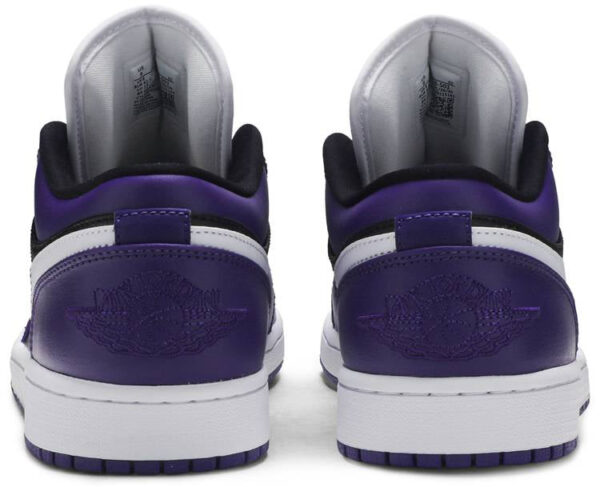 Jordan 1 Low Court Purple Black 553558-501 - Phonecase4u photo 4