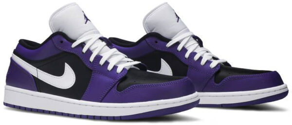 Jordan 1 Low Court Purple Black 553558-501 - Phonecase4u photo 5