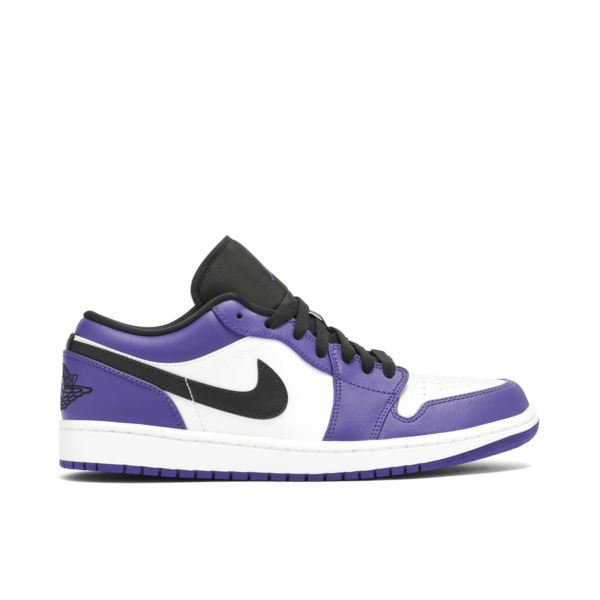 Jordan 1 Low Court Purple White 553558-500 - Phonecase4u photo 1