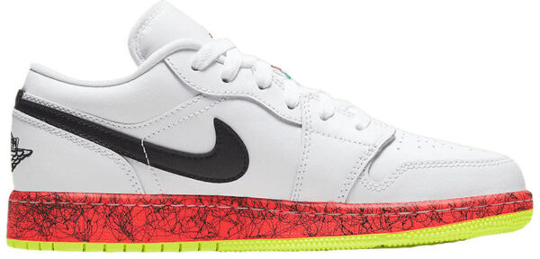 Jordan 1 Low Multi-Color Midsoles White (GS) CV9548-100 - Phonecase4u photo 1