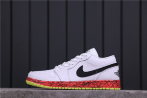 Jordan 1 Low Multi-Color Midsoles White (GS) CV9548-100 - Phonecase4u photo 2