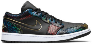 Jordan 1 Low Multicolor Snakeskin (2020) (Women's) CW5580-001 - Phonecase4u photo 1