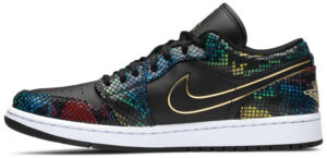 Jordan 1 Low Multicolor Snakeskin (2020) (Women's) CW5580-001 - Phonecase4u photo 2