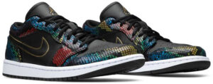 Jordan 1 Low Multicolor Snakeskin (2020) (Women's) CW5580-001 - Phonecase4u photo 3