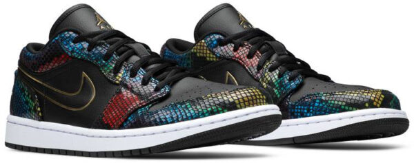 Jordan 1 Low Multicolor Snakeskin (2020) (Women's) CW5580-001 - Phonecase4u photo 3