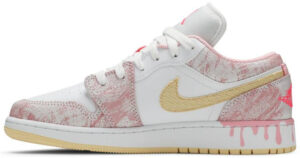 Jordan 1 Low Paint Drip (GS) CW7104-601 - Phonecase4u photo 2