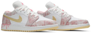 Jordan 1 Low Paint Drip (GS) CW7104-601 - Phonecase4u photo 3