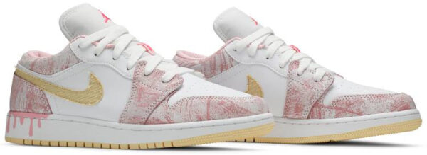 Jordan 1 Low Paint Drip (GS) CW7104-601 - Phonecase4u photo 3