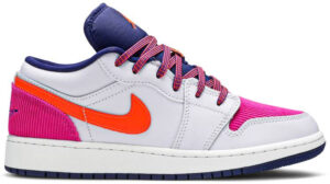 Jordan 1 Low Pink Corduroy (GS) 554723-502 - Phonecase4u photo 1