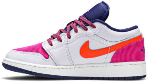 Jordan 1 Low Pink Corduroy (GS) 554723-502 - Phonecase4u photo 2