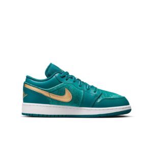 Jordan 1 Low SE Geode Teal Metallic Gold (GS) FB9896-300 - Phonecase4u photo 3