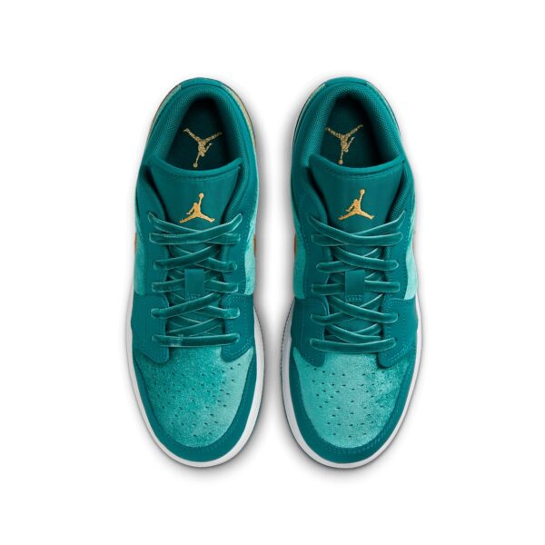 Jordan 1 Low SE Geode Teal Metallic Gold (GS) FB9896-300 - Phonecase4u photo 5