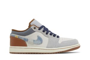 Jordan 1 Low SE Phantom Repaired Denim Swoosh FZ5042-041 - Phonecase4u photo 1