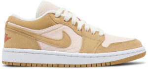 Jordan 1 Low SE Twine Orange Quartz Corduroy (Women's) DH7820-700 - Phonecase4u photo 1