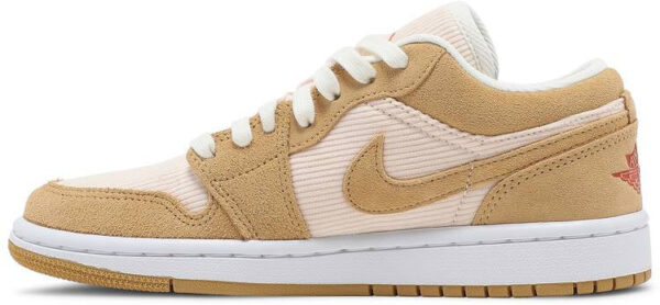Jordan 1 Low SE Twine Orange Quartz Corduroy (Women's) DH7820-700 - Phonecase4u photo 2