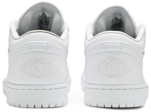 Jordan 1 Low Triple White Tumbled Leather 553558-130 - Phonecase4u photo 4
