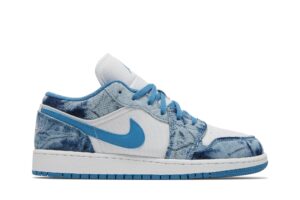 Jordan 1 Low Washed Denim (GS) DM8947-100 - Phonecase4u photo 1