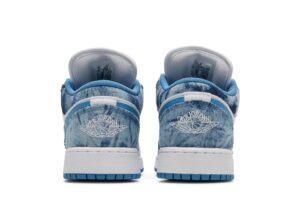 Jordan 1 Low Washed Denim (GS) DM8947-100 - Phonecase4u photo 6