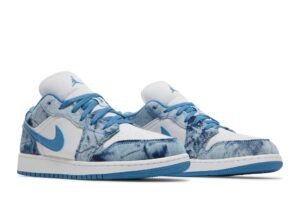Jordan 1 Low Washed Denim (GS) DM8947-100 - Phonecase4u photo 8
