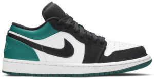 Jordan 1 Low White Black Mystic Green 553558-113 - Phonecase4u photo 1