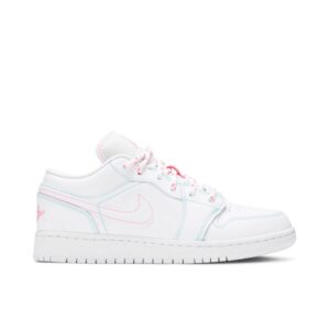 Jordan 1 Low White Green Pink (GS) 554723-101 - Phonecase4u photo 1