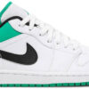 Jordan 1 Low White Lucky Green Black 553558-129 - Phonecase4u photo 1