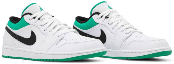 Jordan 1 Low White Lucky Green Black 553558-129 - Phonecase4u photo 3