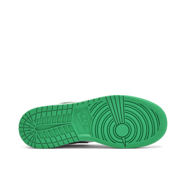 Jordan 1 Low White Lucky Green Tumbled Leather (GS) 553560-129 - Phonecase4u photo 3