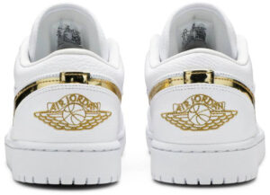Jordan 1 Low White Metallic Gold (Women's) CZ4776-100 - Phonecase4u photo 2