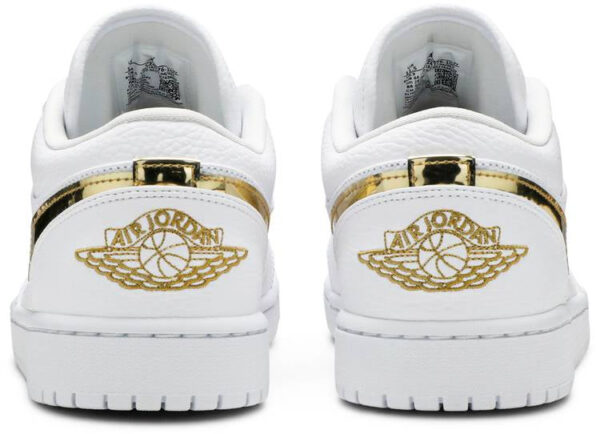Jordan 1 Low White Metallic Gold (Women's) CZ4776-100 - Phonecase4u photo 2