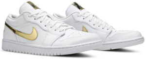 Jordan 1 Low White Metallic Gold (Women's) CZ4776-100 - Phonecase4u photo 3