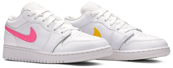 Jordan 1 Low White Neon (GS) CW7035-100 - Phonecase4u photo 3