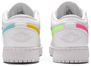 Jordan 1 Low White Neon (GS) CW7035-100 - Phonecase4u photo 4