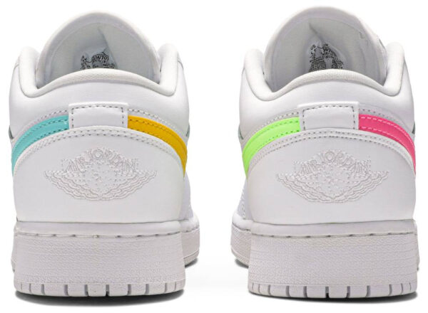 Jordan 1 Low White Neon (GS) CW7035-100 - Phonecase4u photo 4