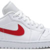 Jordan 1 Low White University Red (Women's) AO9944-161 - Phonecase4u photo 1
