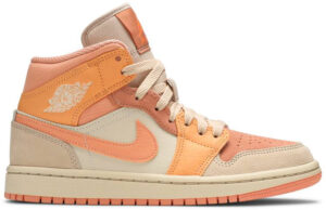 Jordan 1 Mid Apricot Orange (Women's) DH4270-800 - Phonecase4u photo 1