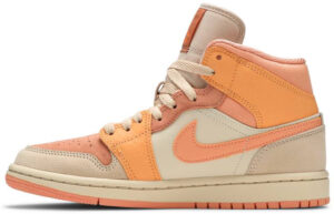 Jordan 1 Mid Apricot Orange (Women's) DH4270-800 - Phonecase4u photo 2