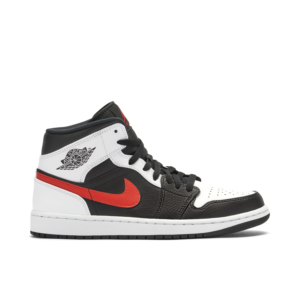 Jordan 1 Mid Black Chile Red White 554724-075 - Phonecase4u photo 1