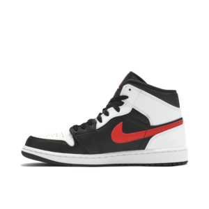 Jordan 1 Mid Black Chile Red White 554724-075 - Phonecase4u photo 2