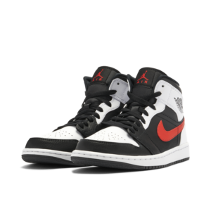 Jordan 1 Mid Black Chile Red White 554724-075 - Phonecase4u photo 4
